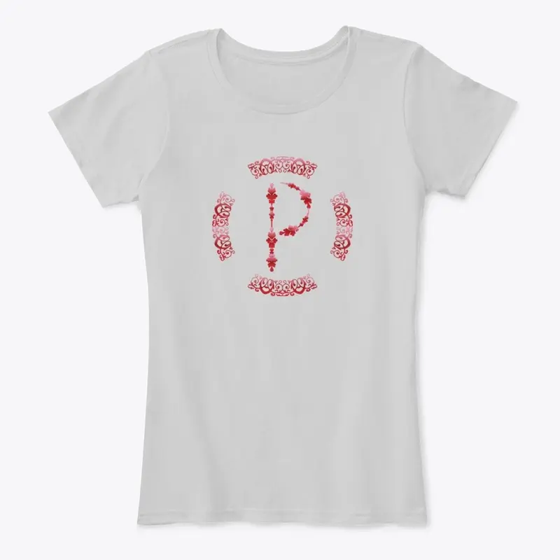 P letter shirt 